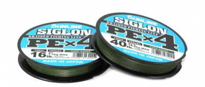 Шнур Sunline Siglon PE X4 Dark Green 300m #1 16lb/7.7 kg
