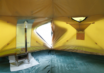 Всесезонная Универсальная палатка Лотос КубоЗонт 6-У Классик (520х450/225 см)