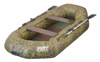 Надувная лодка FORT 240 (камуфляж) + слань