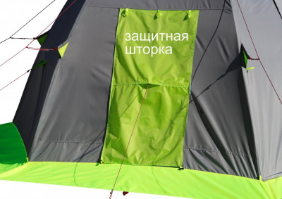 Мобильная Баня Лотос 5 (Д-образный вход + дно ПУ4000) (360х320/205 см)