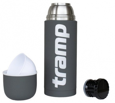 Термос Tramp Soft Touch 1.0 л серый