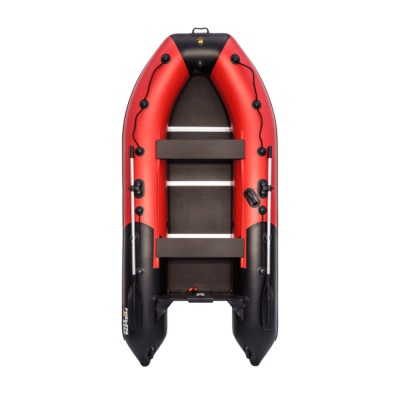 Лодка ПВХ Ривьера Компакт 3400 СК "Комби" красный/черный